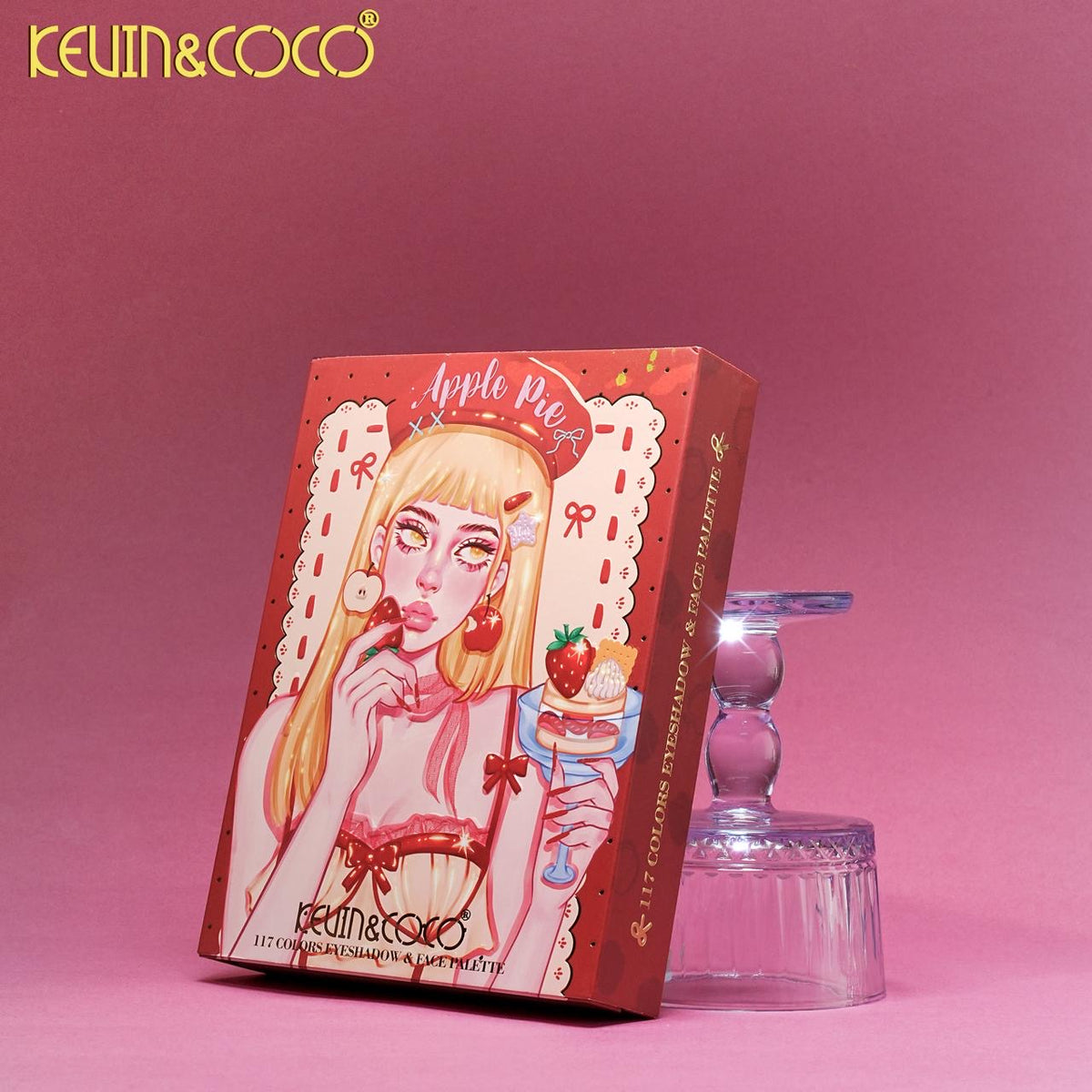 KEVIN&COCO Apple Pie Eyeshadow & Face Palette