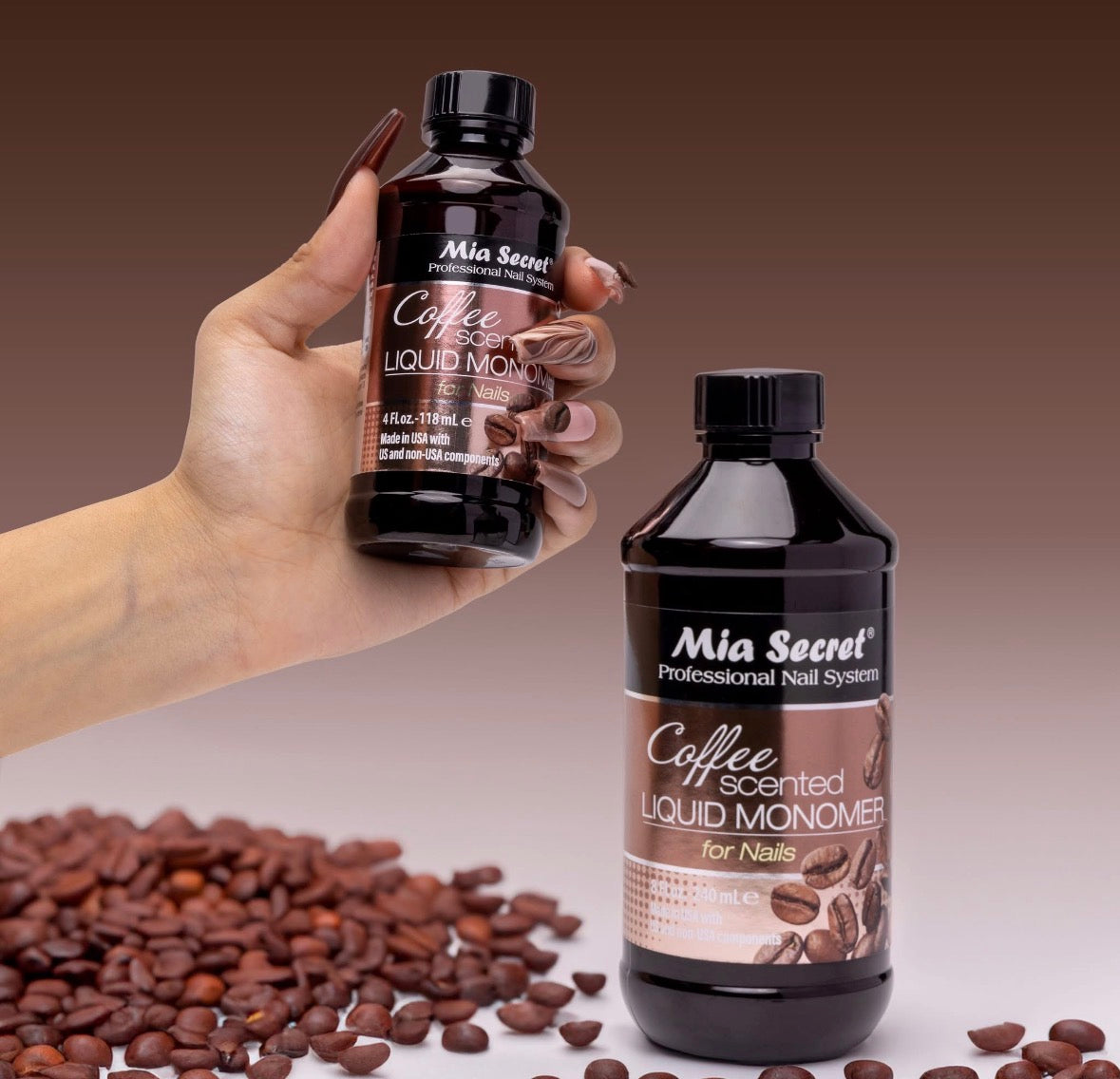 MIA SECRET - MONÓMERO LÍQUIDO PERFUME A CAFÉ 4 OZ