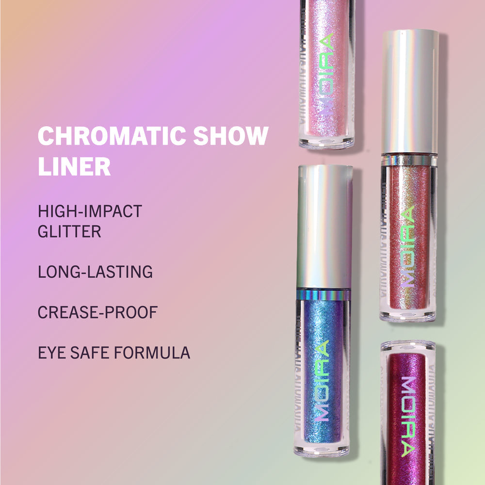 MOIRA Chromatic Show Liner #CRSLSET w/Display | 84pcs Display + tester