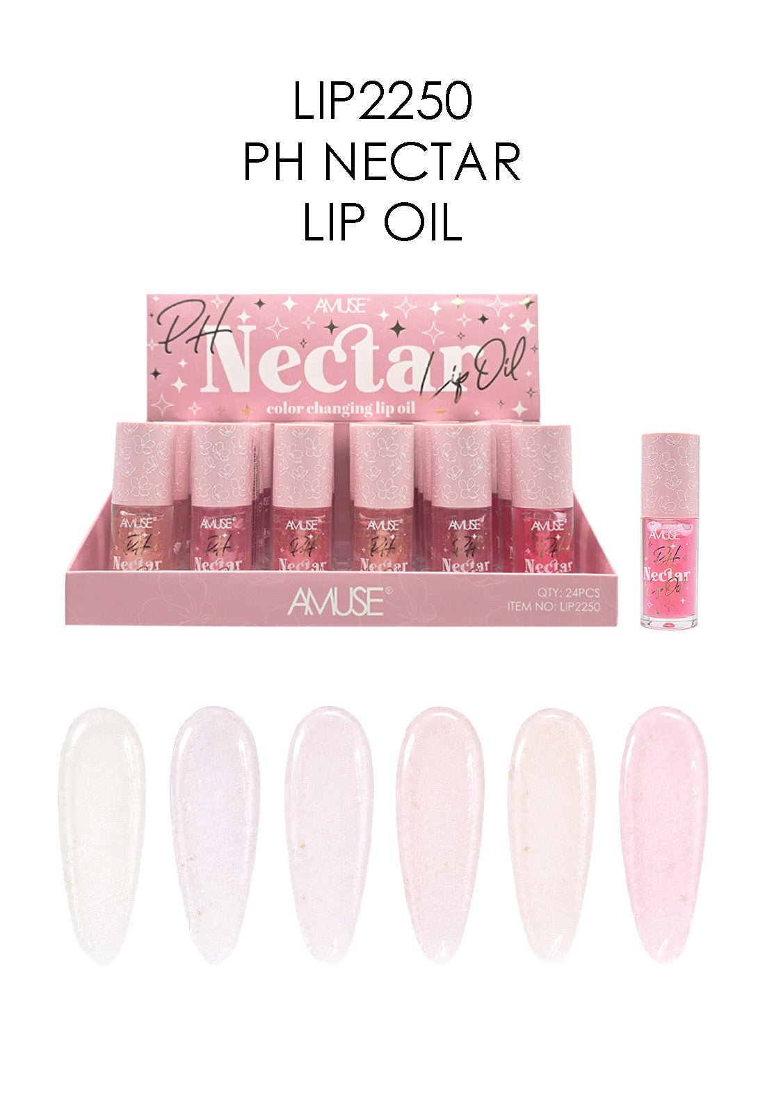 AMUSE PH Nectar Lip Oil / 12pcs Display