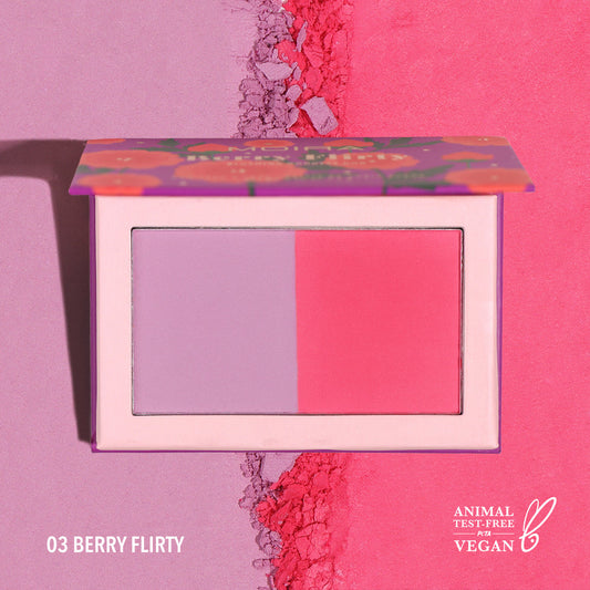 MOIRA - Berry Flirty Dual Blusher (DBL003)