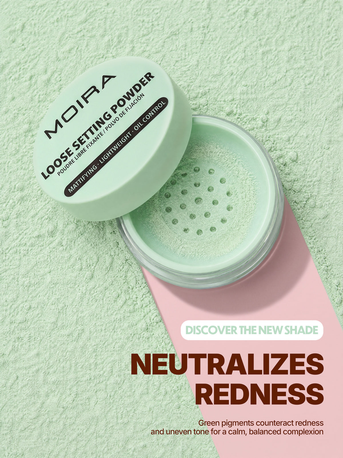 MOIRA Redness Neutralizing Collection / 9pcs Display + Tester