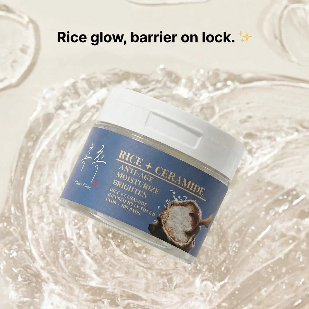 CHOC CHOC RICE + CERAMIDE (Jelly Toner Pads) / 3pcs pack