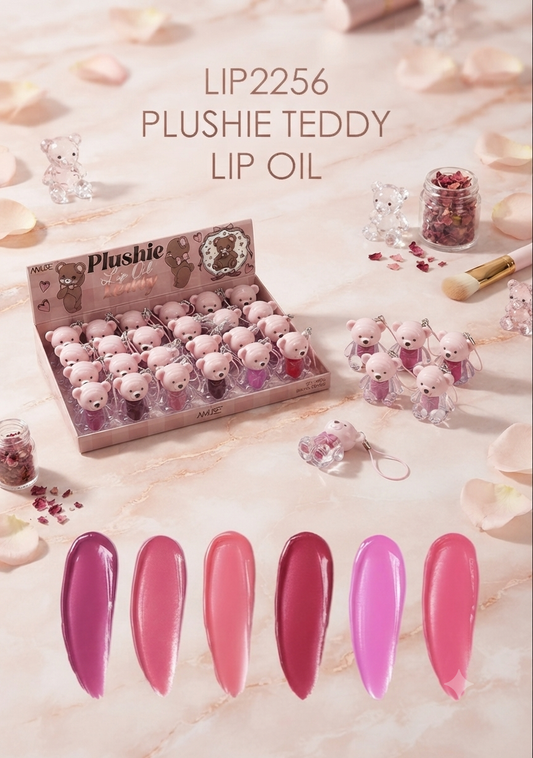 AMUSE Plushie Teddy Lip Oil / 12pcs Display