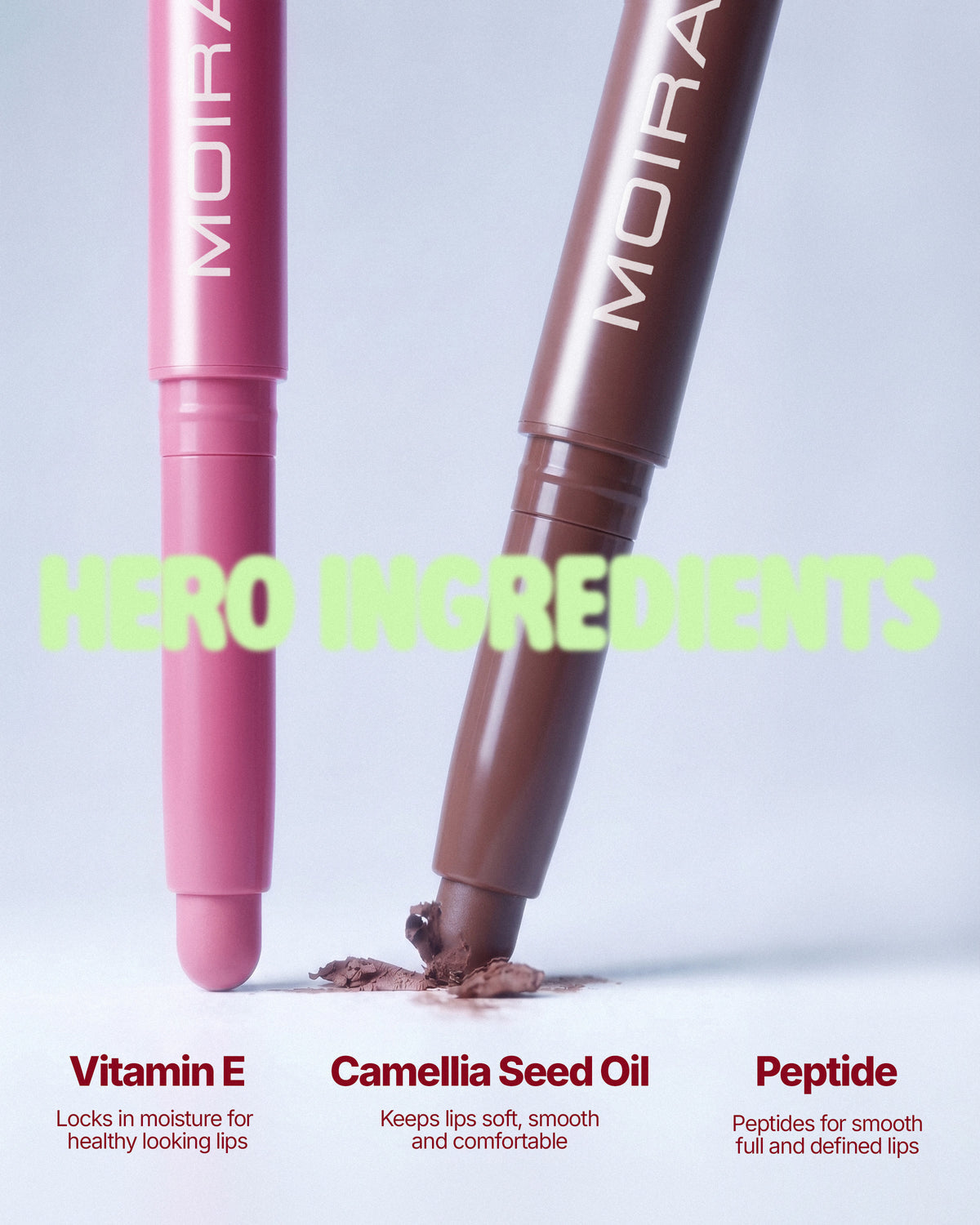 MOIRA Blur Lip Contour / 3pcs pack