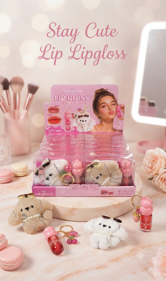 GIRABELLA Stay Cute Lip Gloss / 12pcs Display