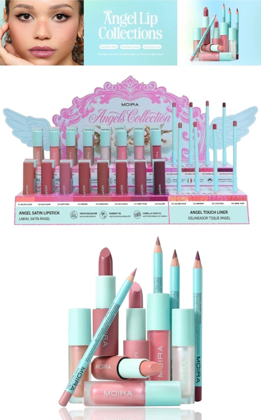 MOIRA Angel Lip Collection w/Display 96pcs + Tester