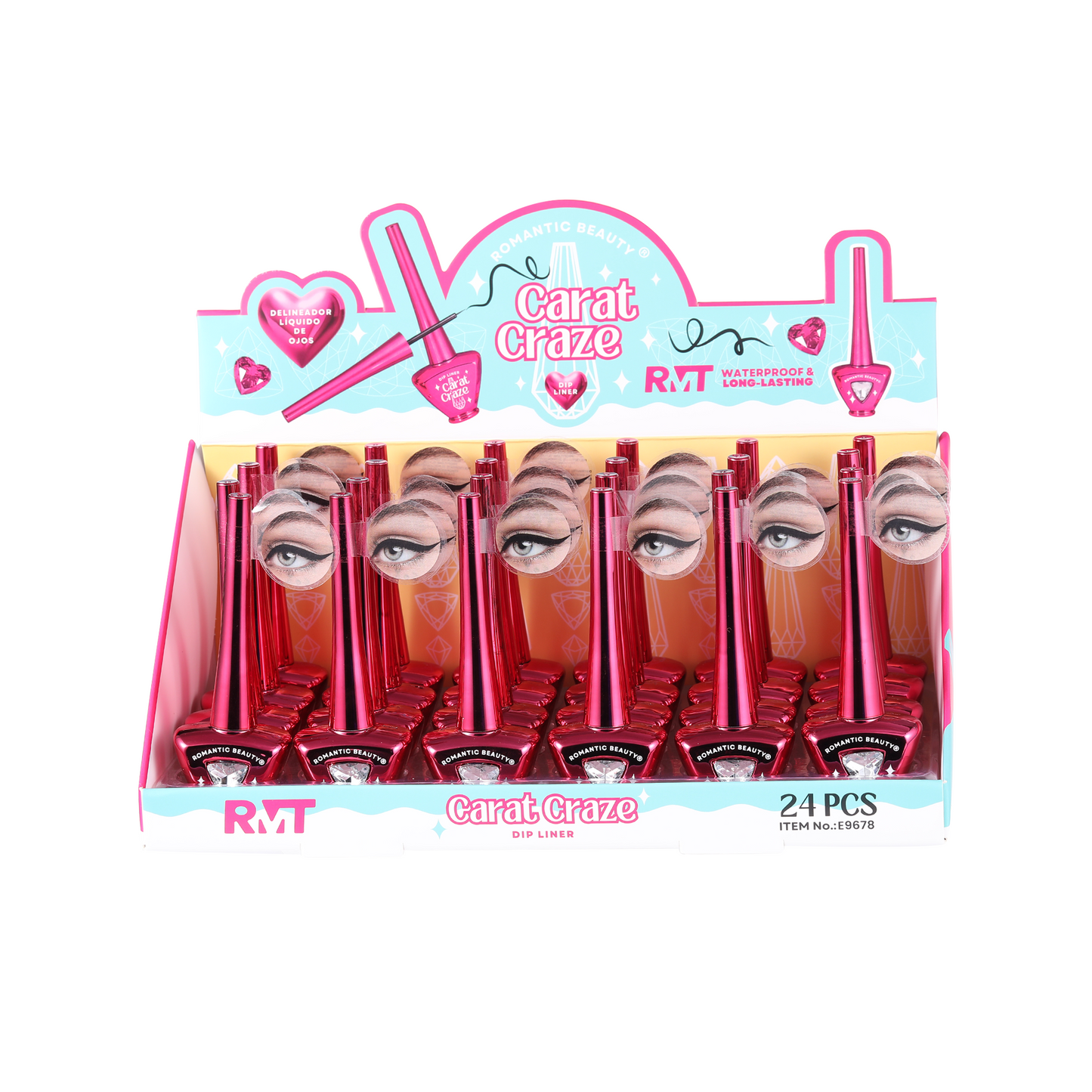 ROMANTIC BEAUTY Carat Craze Dip Liner #E9678 | 24pcs Display