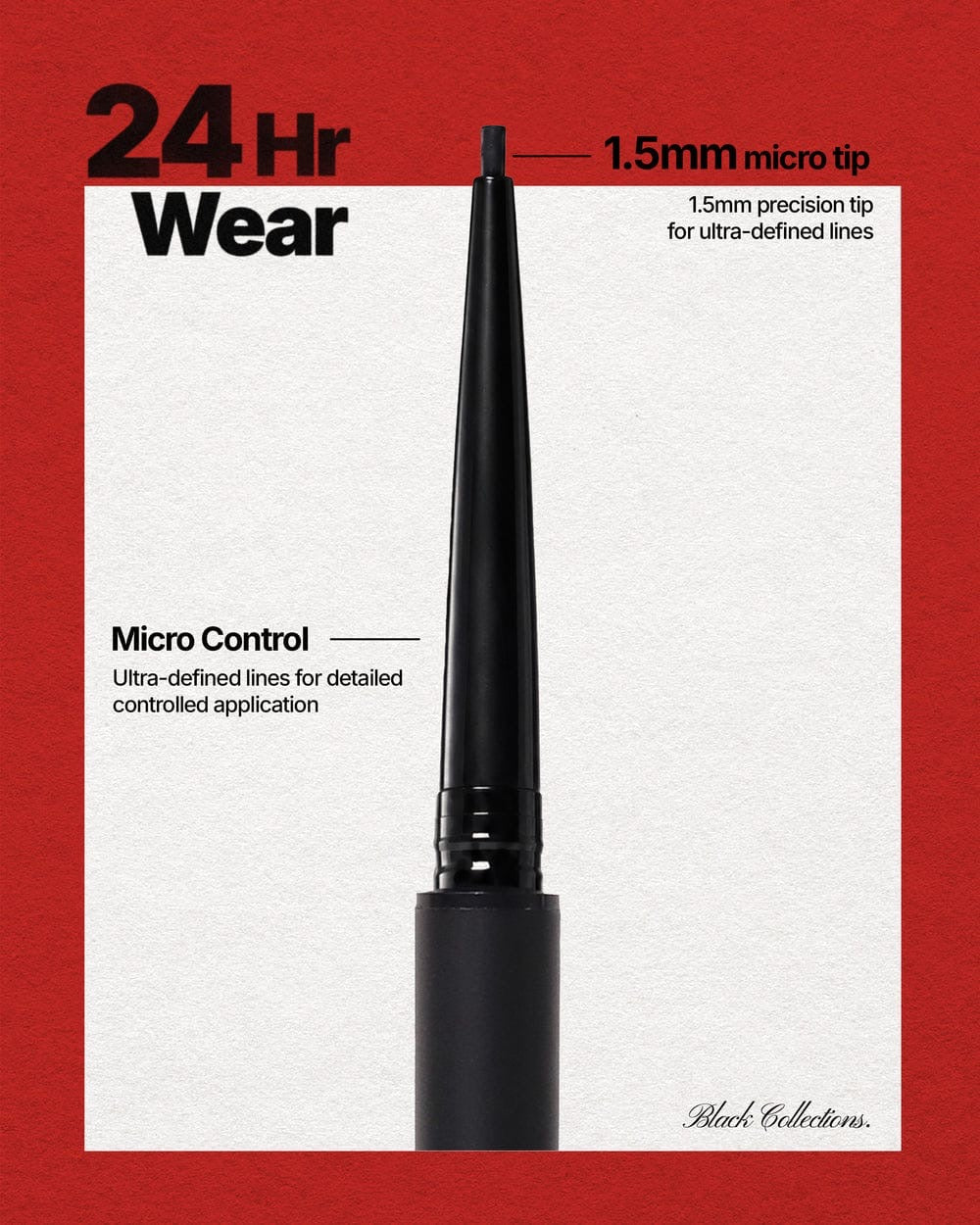 MOIRA 24hr Ultimate Black liner Collection / 36pcs Display + Tester