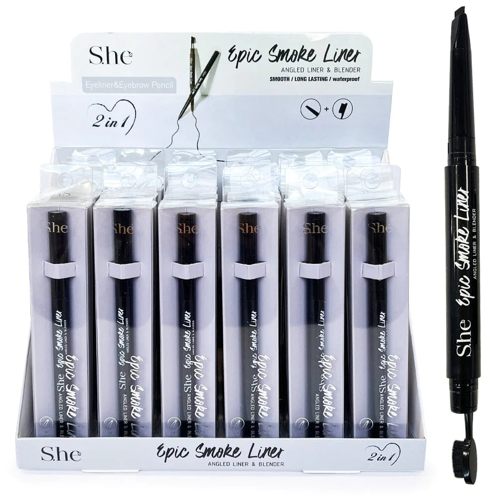 She - Epic Smoke Liner / Angled Luner & Blender 24pcs Display