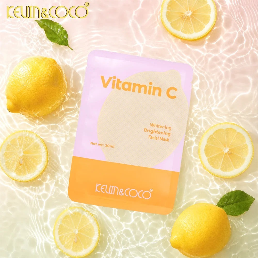 KEVIN&COCO Facial Mask - Vitamin C / 12pack