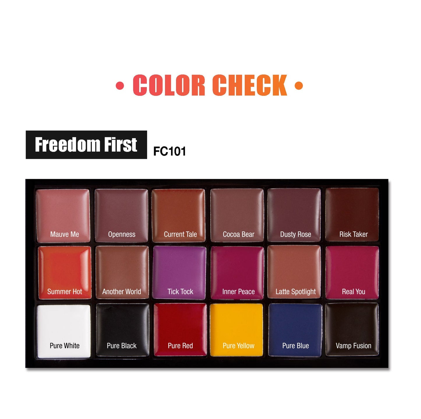 J. CAT Freedom Creator Mix Lip Palette  #FC101