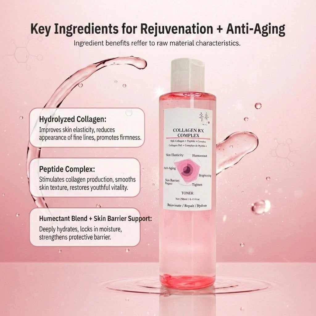 CHOC CHOC Toner Hydrolyzed Collagen + Peptide-4 Complex  / 3pcs Pack