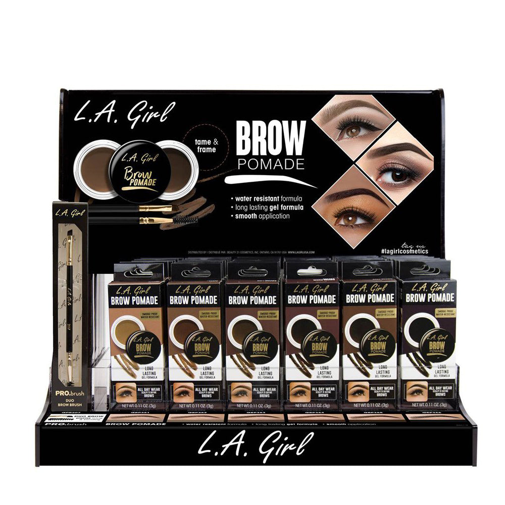 LA GIRL GCD271.1 Brow Pomade  w/Display / 63pcs Display