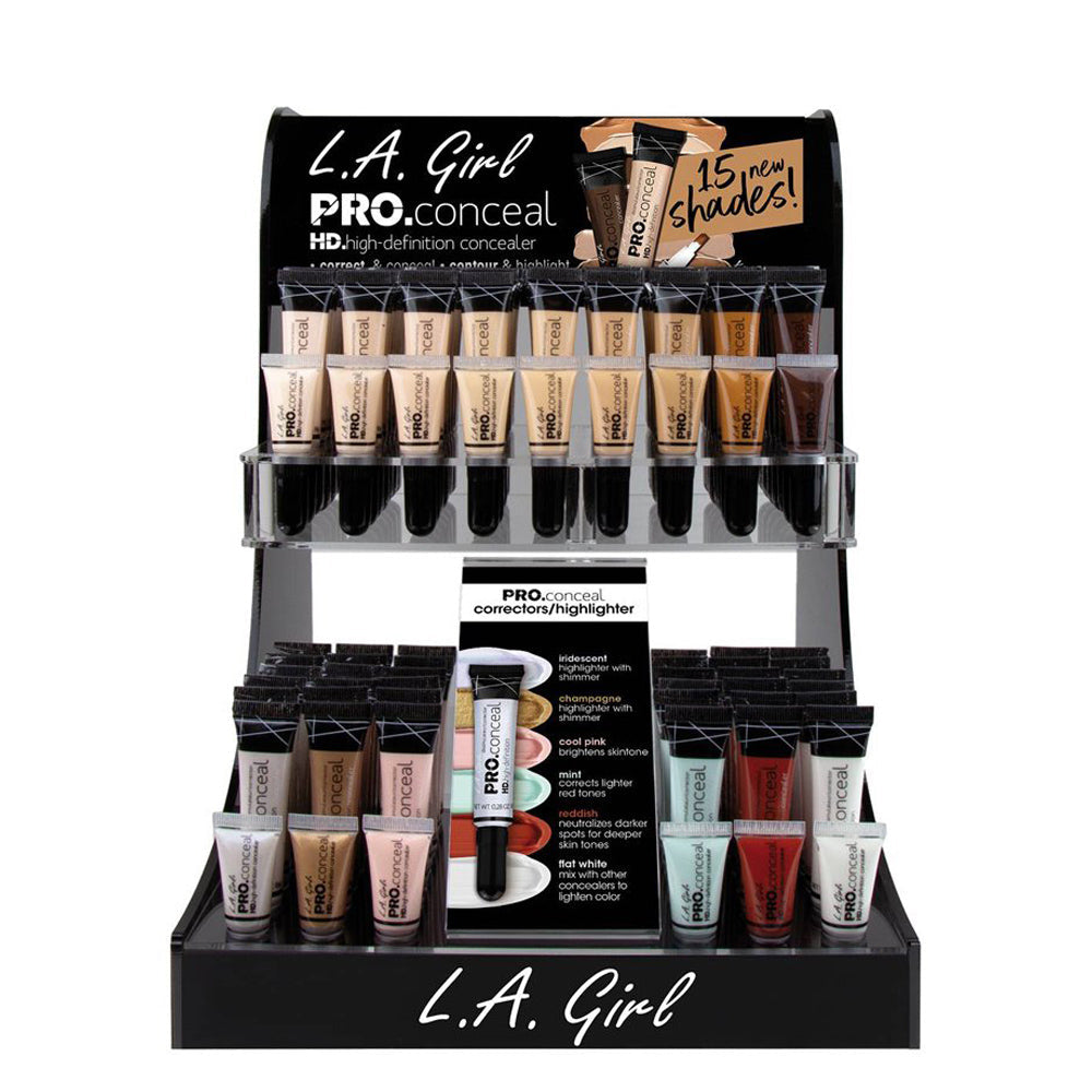 LA GIRL  GCD285.1 Pro Concealer Extended Shadows w/ Display / 135pcs  Display