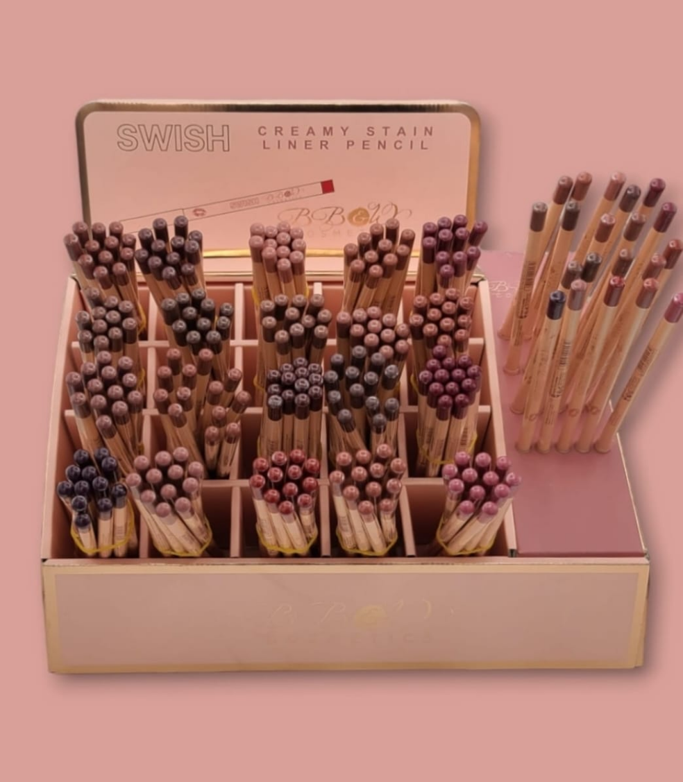 BB&W - CREAMY STAIN LINER PENCIL / 180PCS DISPLAY  + TESTER FREE - VOL 1