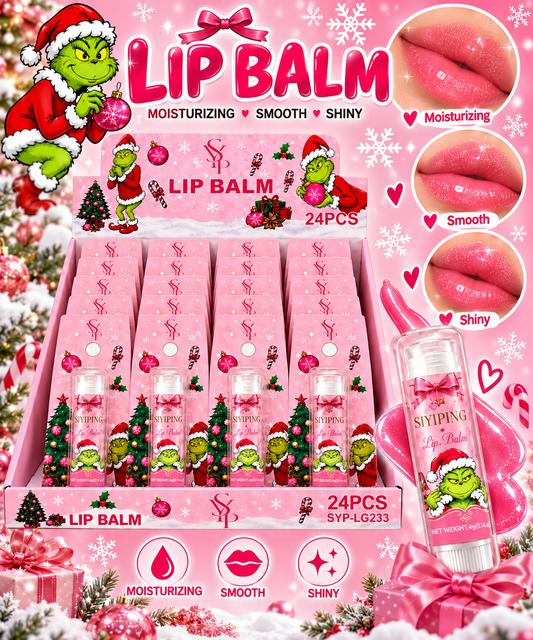 SIYIPING Christmas Lip Balm / 24pcs Display