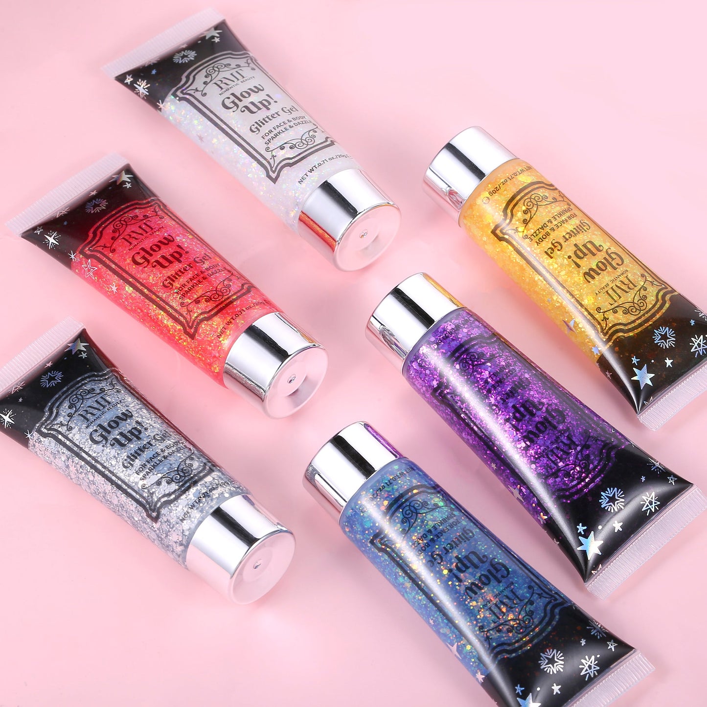 Romantic Beauty - Glow up Glitter Gel #GG-901 / 24pcs Display