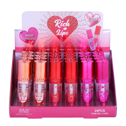 Romantic Beauty  - Rich Lips - Magic Lipgloss / 24pcs Display