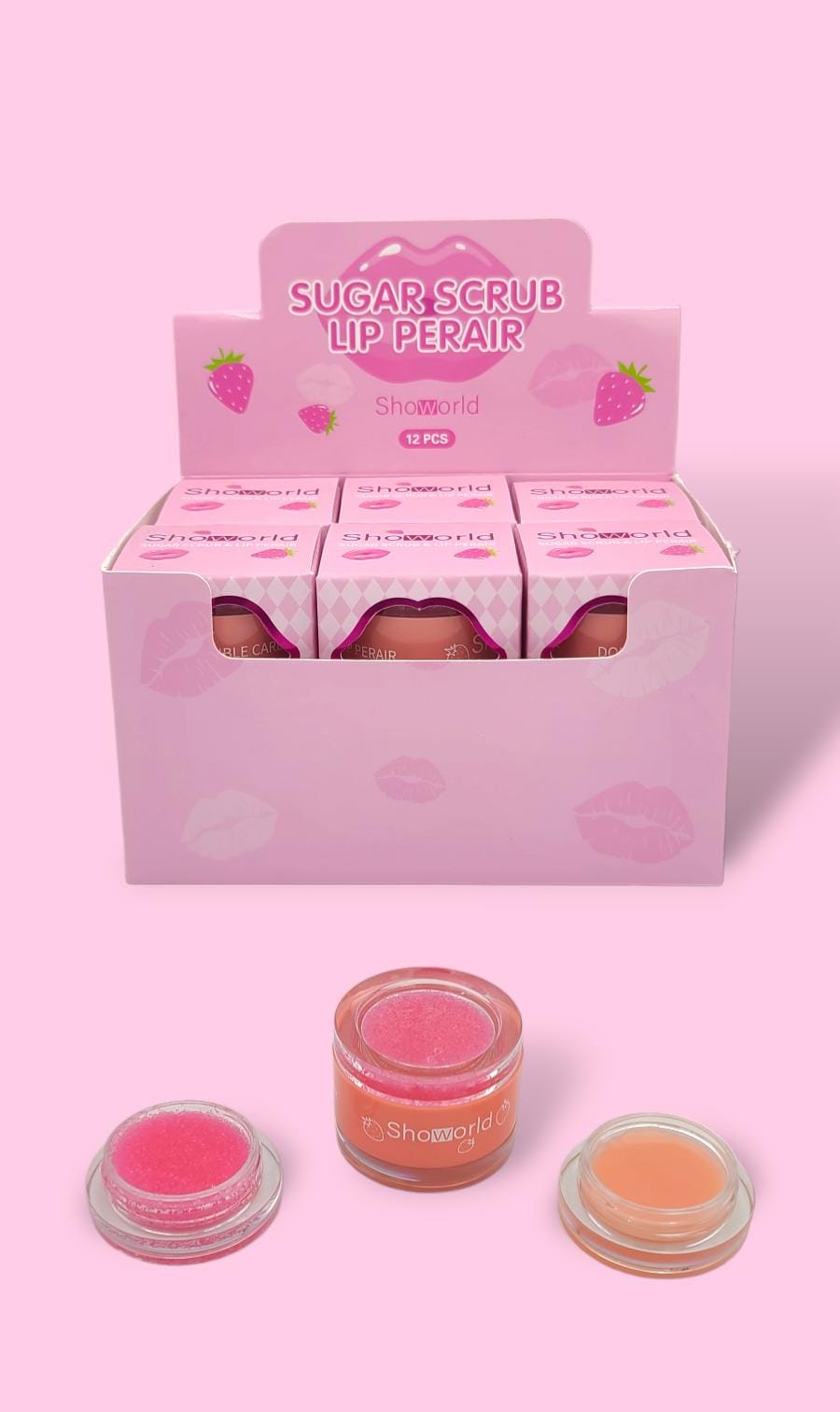 Showorld - Sugar Scrub Lip Repair/ 12pcs Display