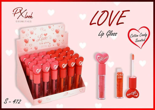 Px Look - Love Lip Gloss / 24pcs Display