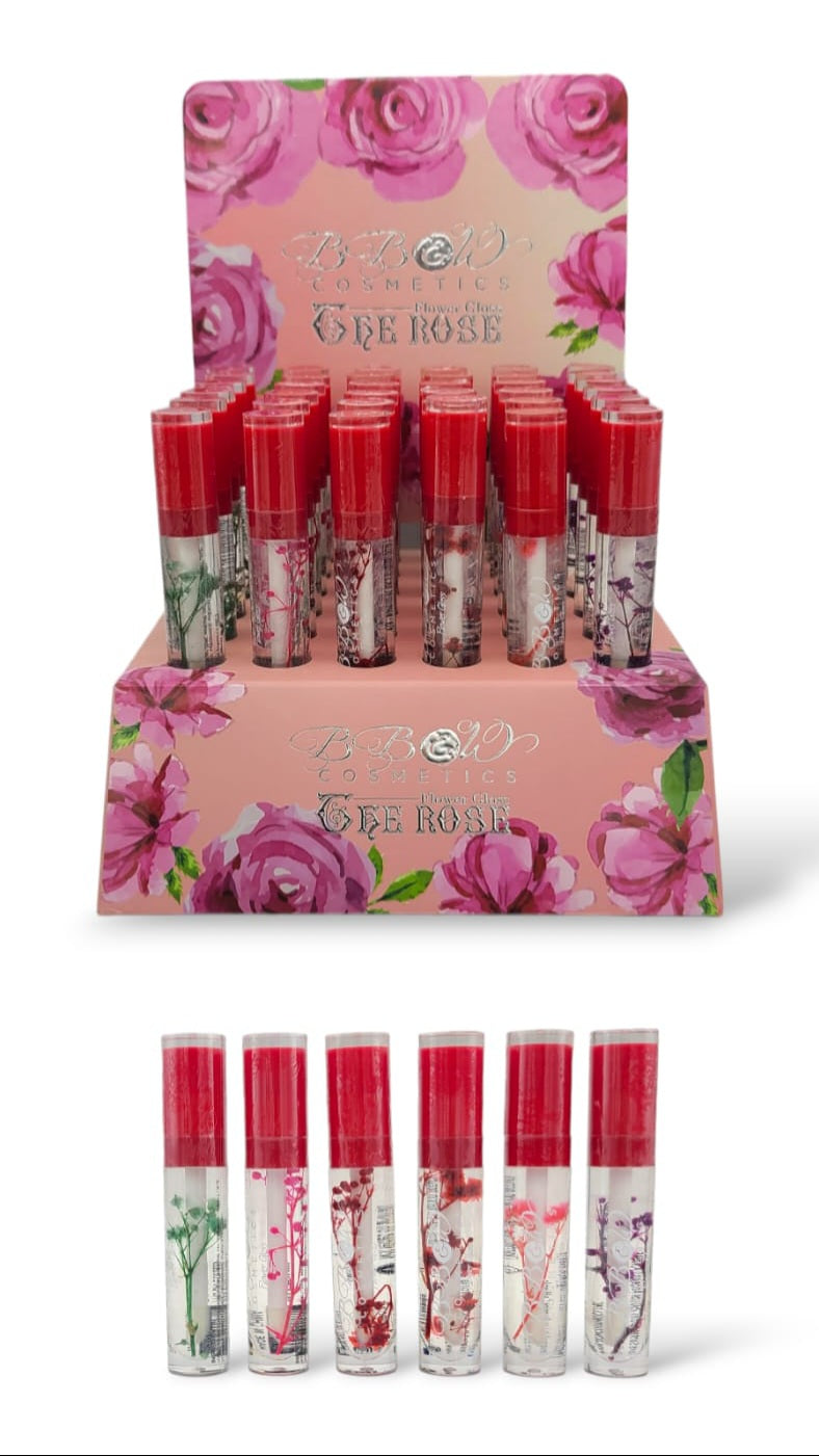 BB&W - FLOWER GLOSS - THE ROSE / 36PCS DISPLAY