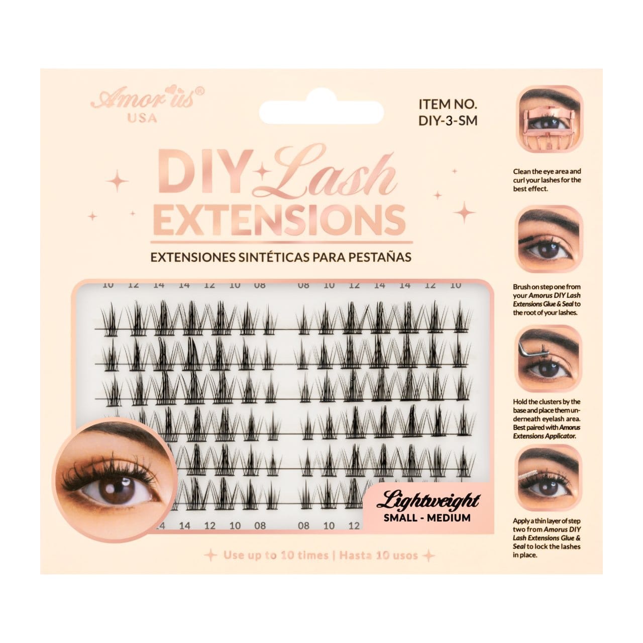 AMORUS Cluster DIY Lash Extensions | 6pcs Box