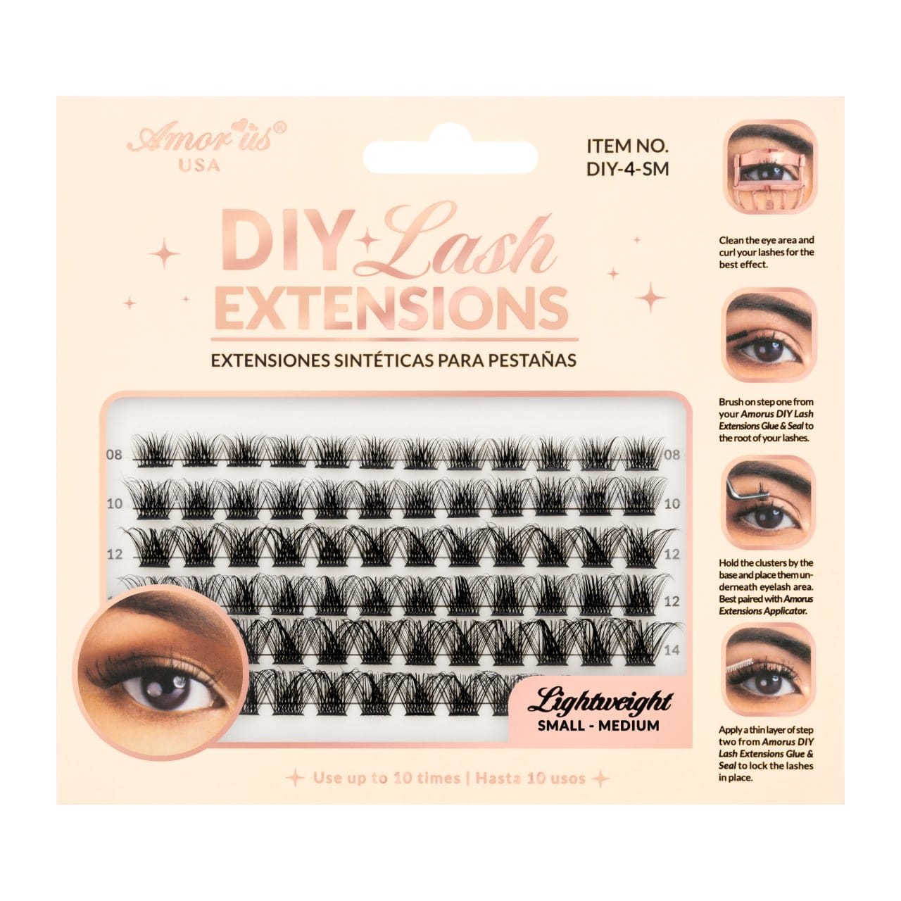 AMORUS Cluster DIY Lash Extensions | 6pcs Box