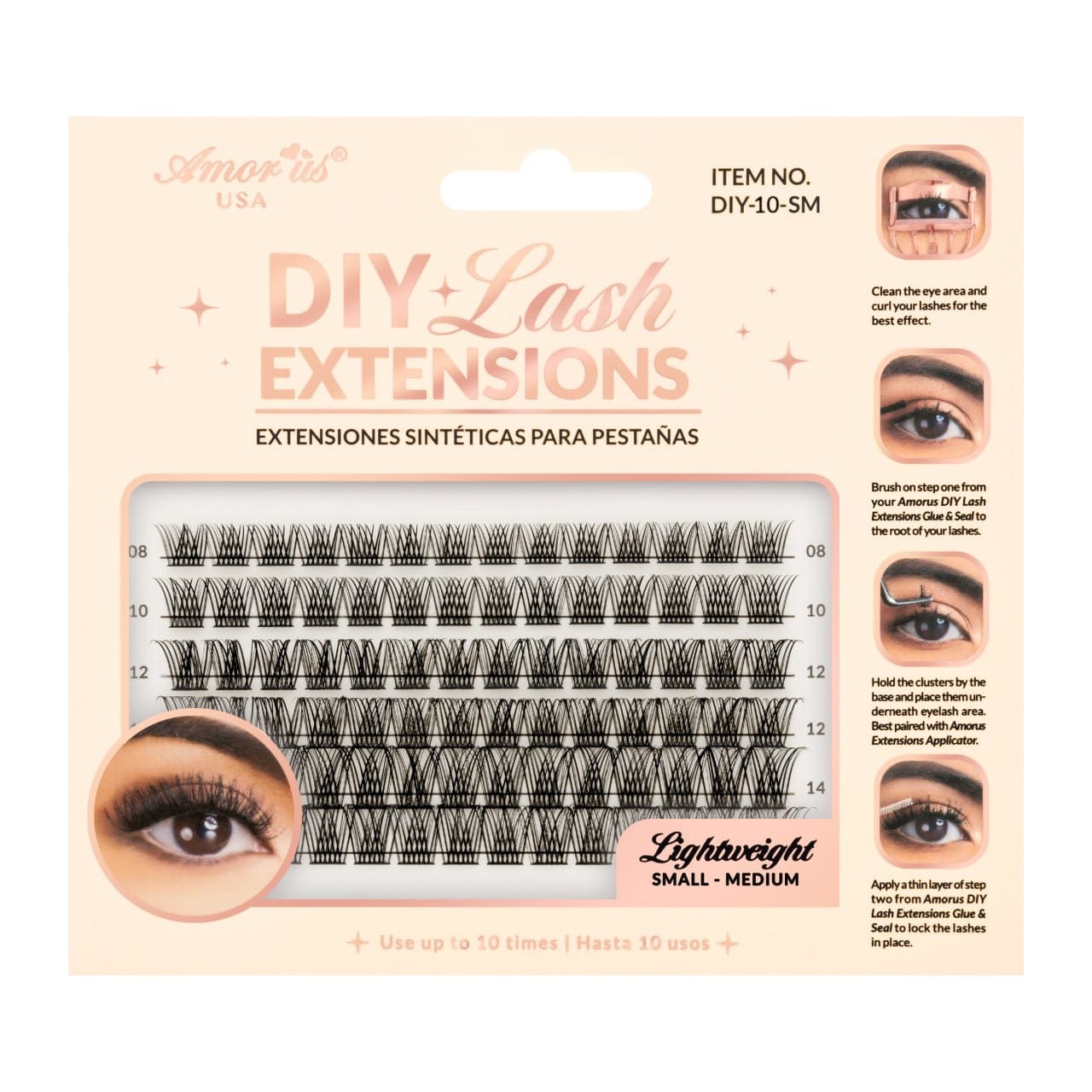 AMORUS Cluster DIY Lash Extensions | 6pcs Box