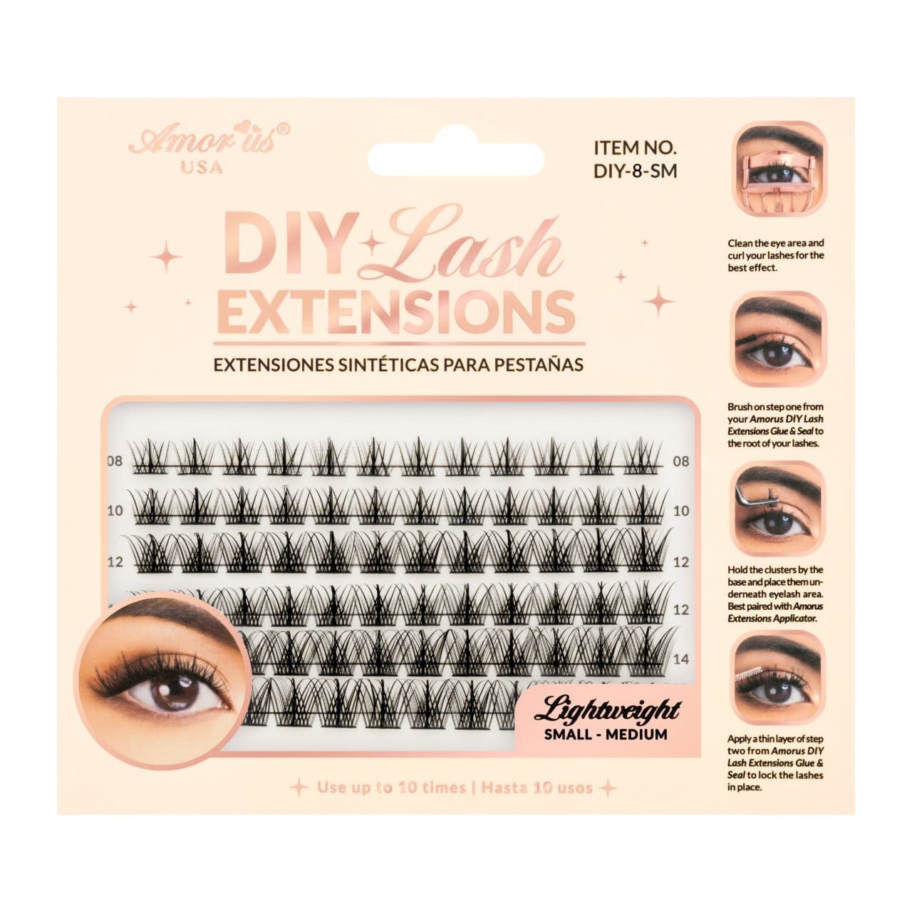 AMORUS Cluster DIY Lash Extensions | 6pcs Box