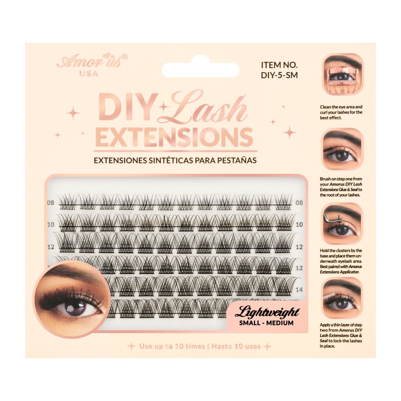 AMORUS Cluster DIY Lash Extensions | 6pcs Box