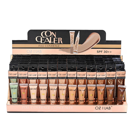 OZ LAB CONCEALER  FULL COVERAGE  SPF30++ / 72pcs display + tester free