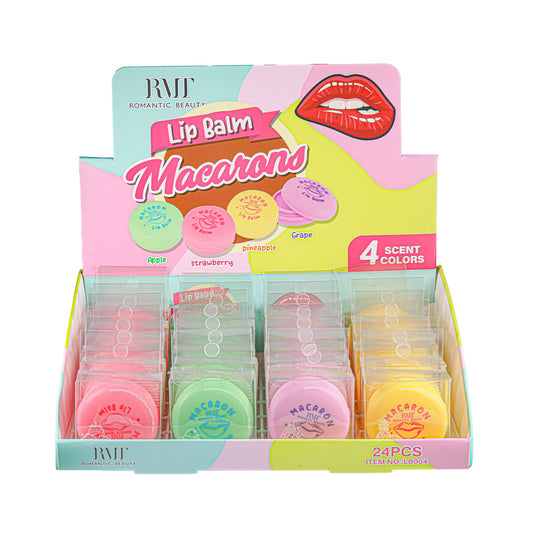 Romantic Beauty  - Macarons Lip Balm / 24pcs Display