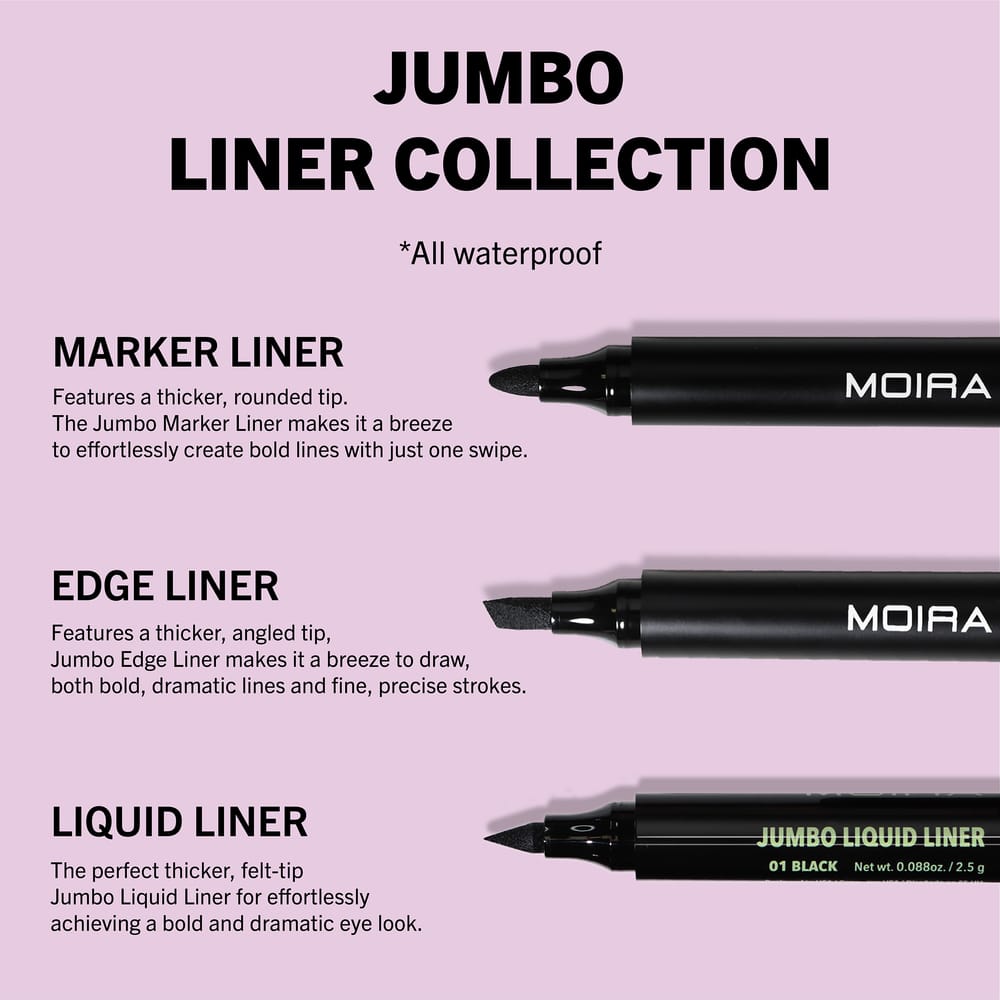 MOIRA Angled Liquid Liner (ALL001) 3pcs Box