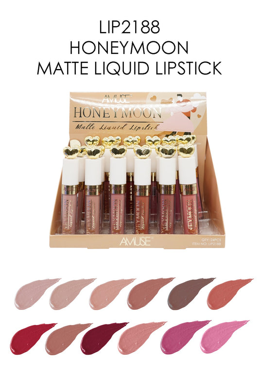 Amuse - HoneyMoon Matte Liquid Lipstick / 24pcs Display