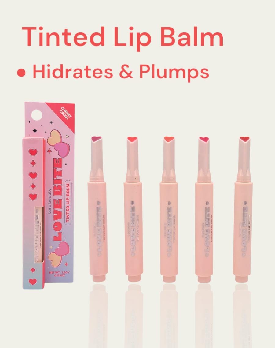 KARA BEAUTY  Love Bite | Tinted Lip Balm | 30pcs Display + tester free