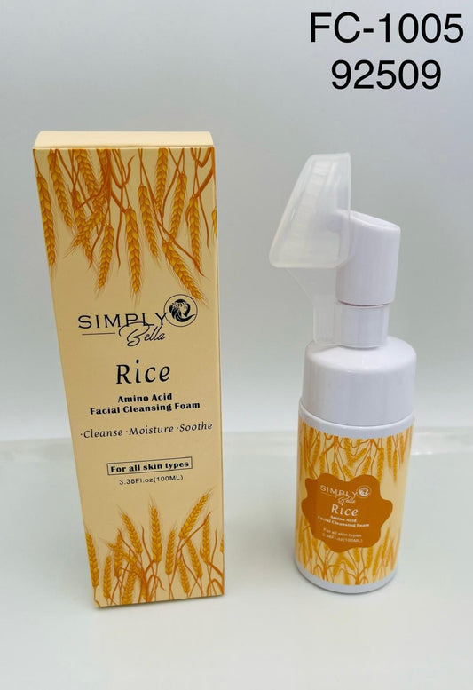 SIMPLY BELLA Facial Cleaning Foam | Rice