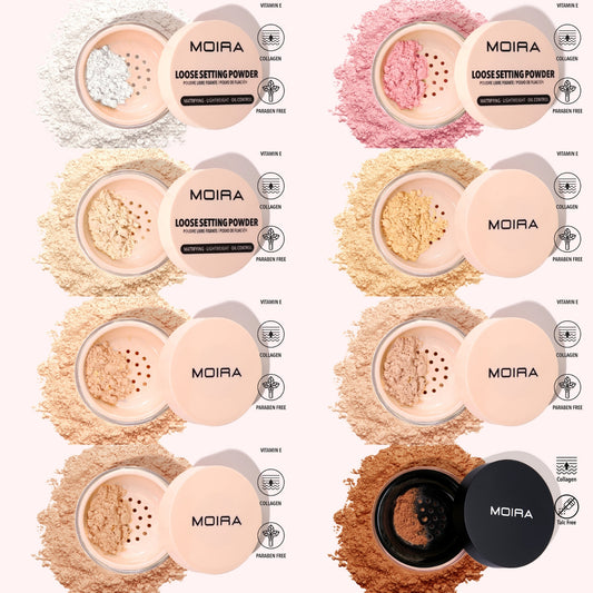 MOIRA Loose Setting Powder | Refills | 3pcs Box