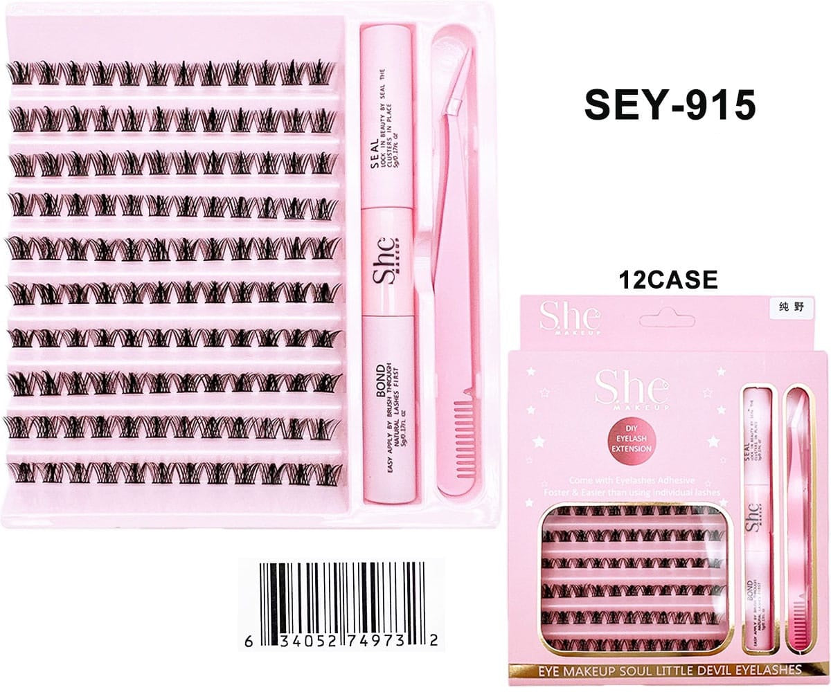 S.HE DIY Eyelash Extension#SEY-915 | 12pcs Box