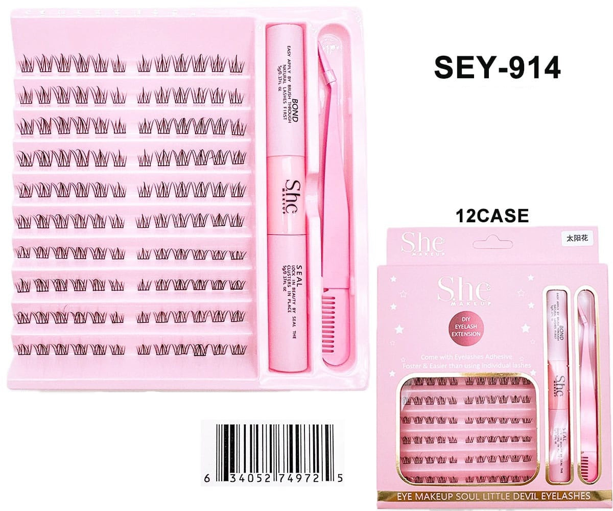 S.HE DIY Eyelash Extension#SEY-914 | 12pcs Box