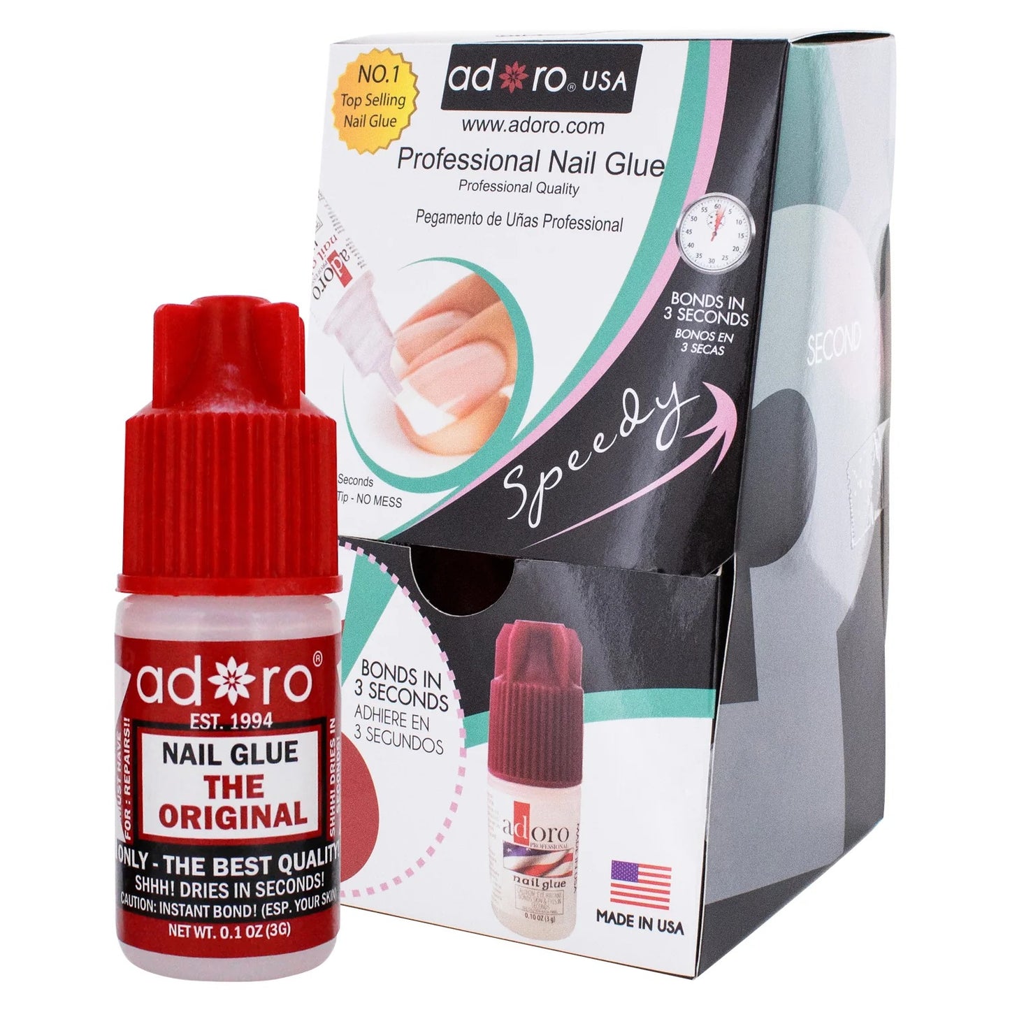 ADORO Professional Nail Glue #001-1161 36pcs Box