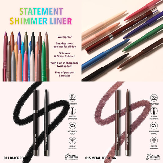 MOIRA Statement Shimmer Liner #SSL | Refills | 3pcs Box