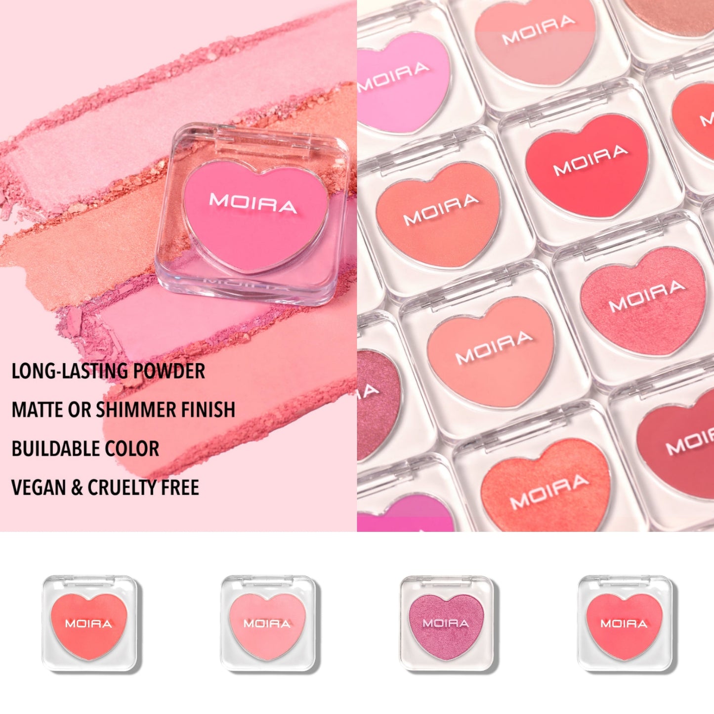 MOIRA Love Spell Powder Blush | Refills | 3pcs pack