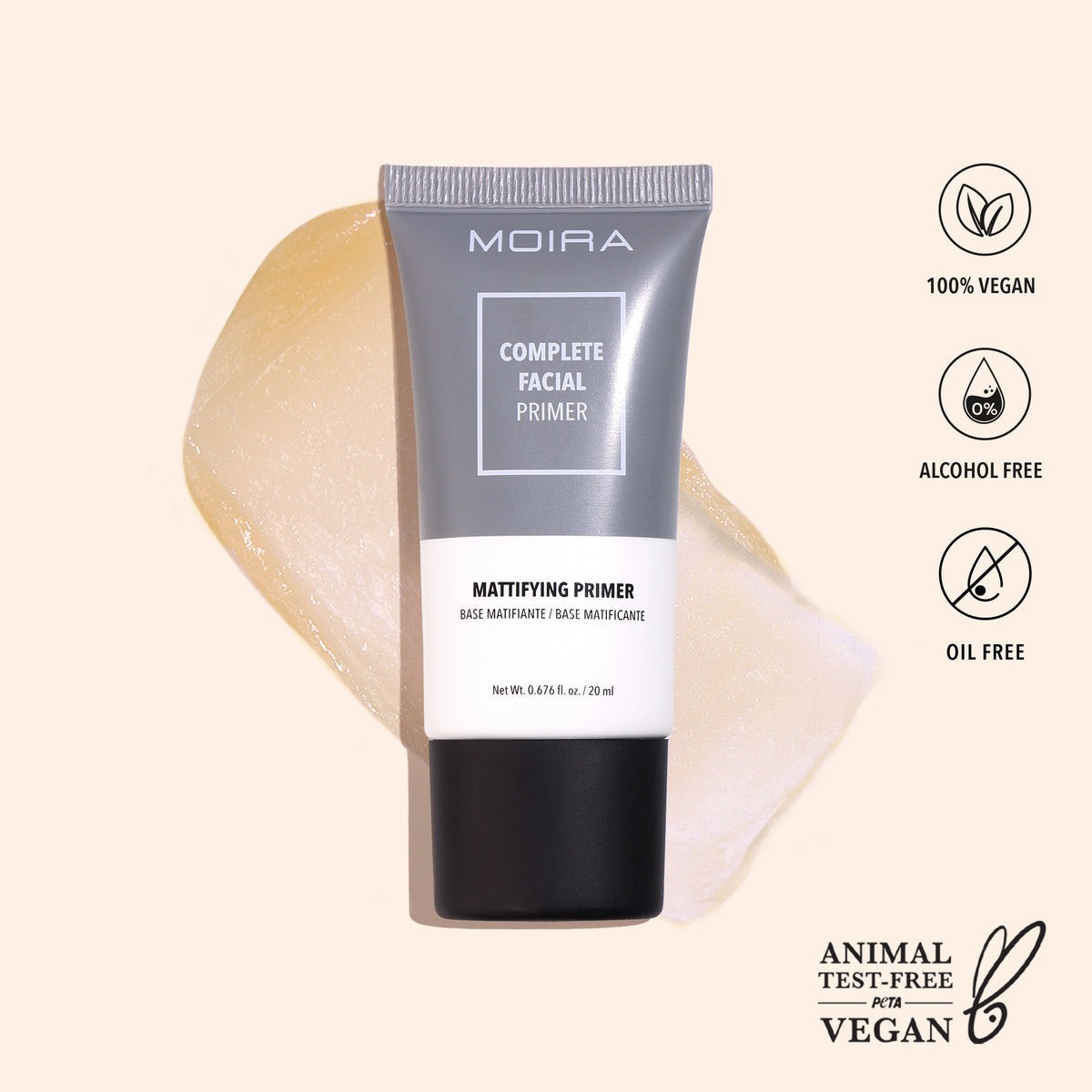 MOIRA Complete Facial Primer Mattifying Primer #CFP002 | 3pcs Box