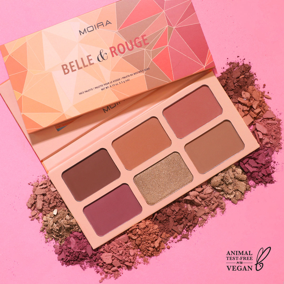 MOIRA - Belle & Rouge Palette (HCP004)