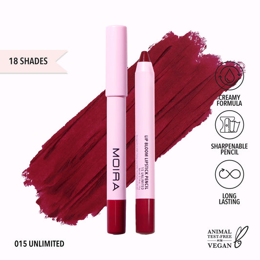 MOIRA - Lip Bloom Lipstick Pencil (015, Unlimited) (LBM015)