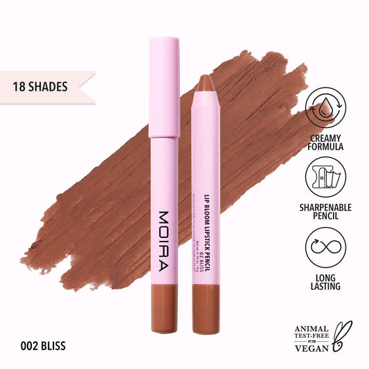 MOIRA - Lip Bloom Lipstick Pencil (002, Bliss) (LBM002)