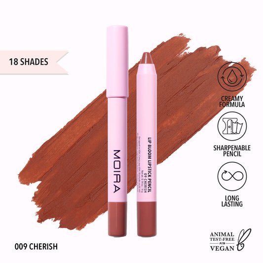 MOIRA - Lip Bloom Lipstick Pencil (009, Cherish) (LBM009)