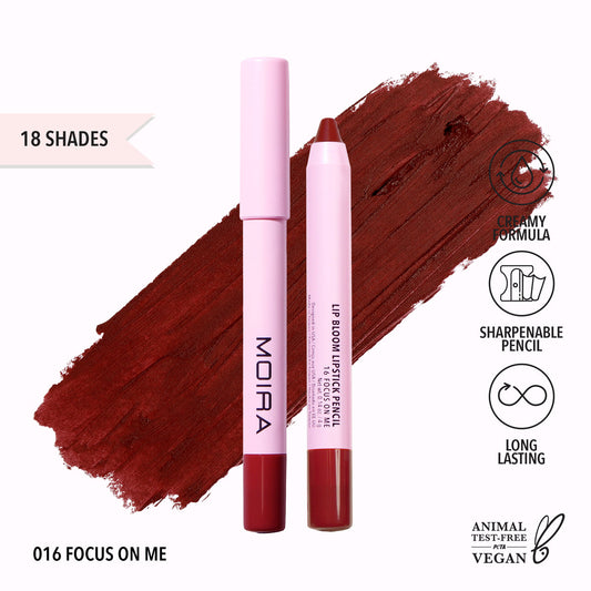 MOIRA - Lip Bloom Lipstick Pencil (016, Focus on me) (LBM016)