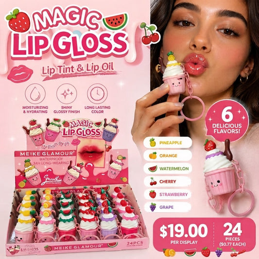 MAGIC Keychain Lip Tint & Lip Oil / 24pcs Display